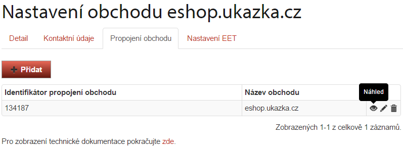 Nastavení obchodu - propojení obchodu v klientském portálu platební brány ComGate.ComGate, platební brána, platebni brana, platobná brána, platobna brana