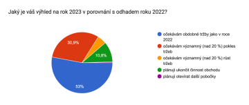 Jaký je váš výhled na rok 2023 v porovnání s odhadem roku 2022?