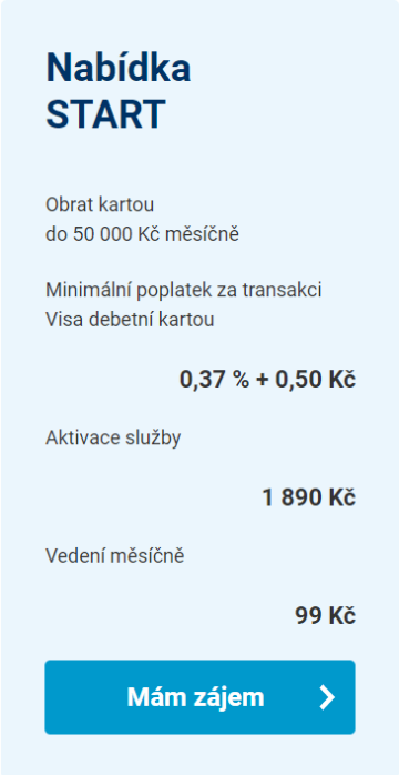 ceník poplatky interchange++