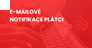 e-mailové notifikace