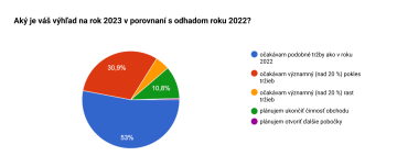 Aký je váš výhľad na rok 2023 v porovnaní s odhadom roku 2022?